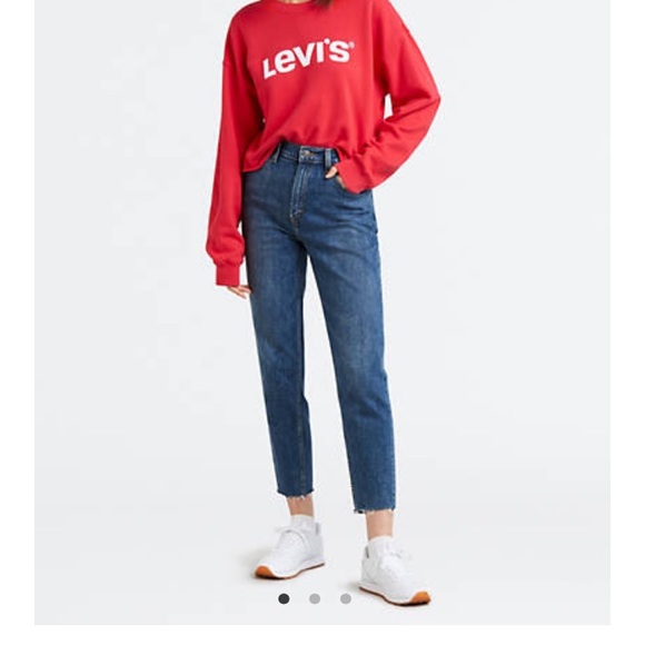 Vintage Levi’s mom jeans high waist distressed 30 - Picture 6 of 8